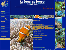 Tablet Screenshot of lapalmeduvoyage.com